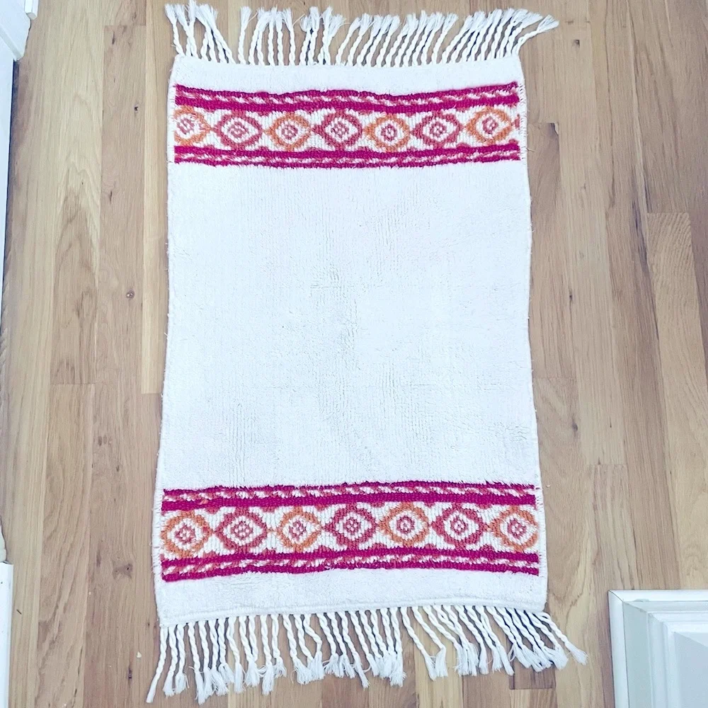Dena Home Cotton Bath Math Rug 20” x36”